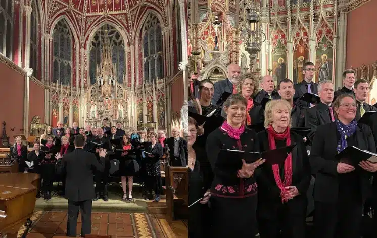Ushaw Chapel Choir perform in St Cuthbert's Chapel