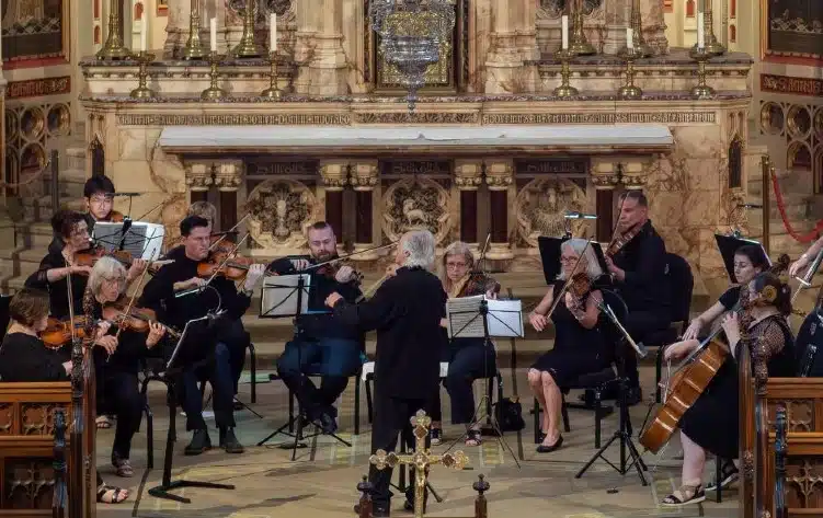 Northern Camerata performance in St Cuthbert's Chapel
