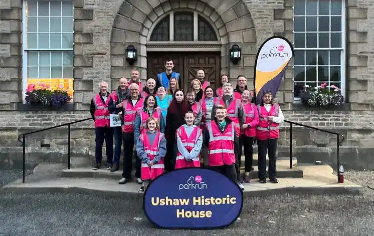 Volunteers of Ushaw Historic House parkrun