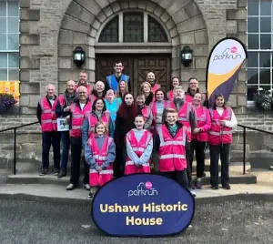 Volunteers of Ushaw Historic House parkrun