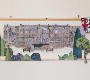 Stitched version of Ushaw Main Facade